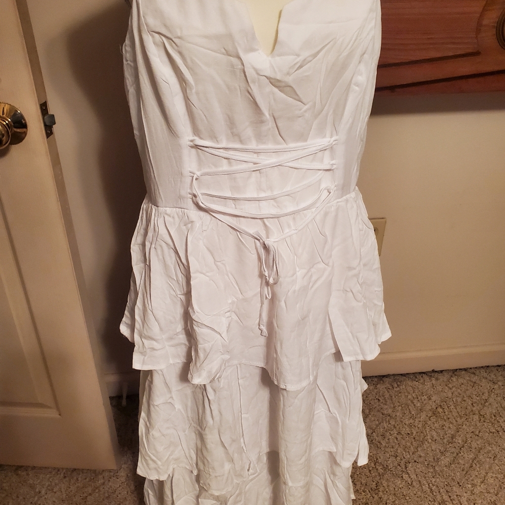 Womens ruffled sundress